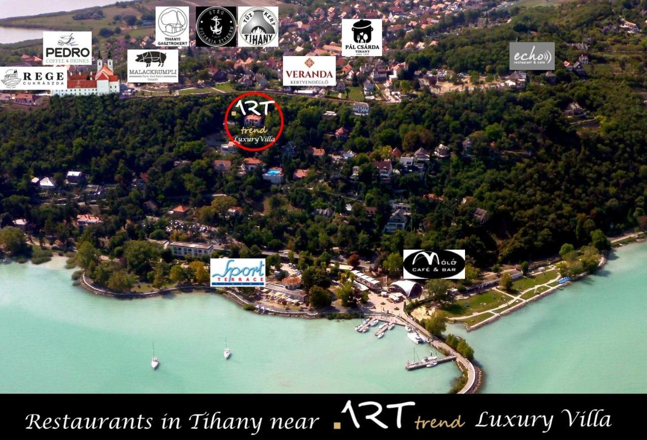 Arttrend Luxury Villa Tihany Exterior foto